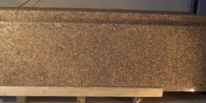 Giallo Veneziano 108x25 inch prefabricated granite countertop.