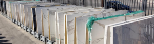 Porcelain countertops are extremely heat-resistant, stain-resistant, and scratch-resistant.