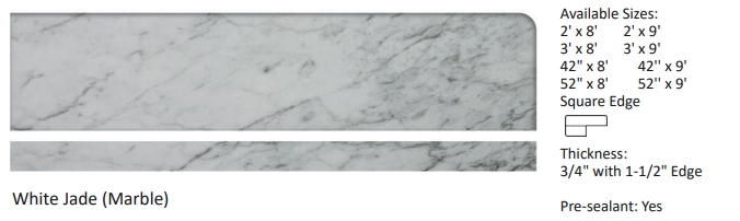 White Marble Prefabricated Granite