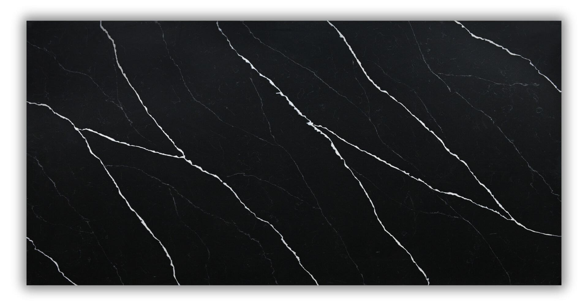 Calacatta Nero Quartz Slab