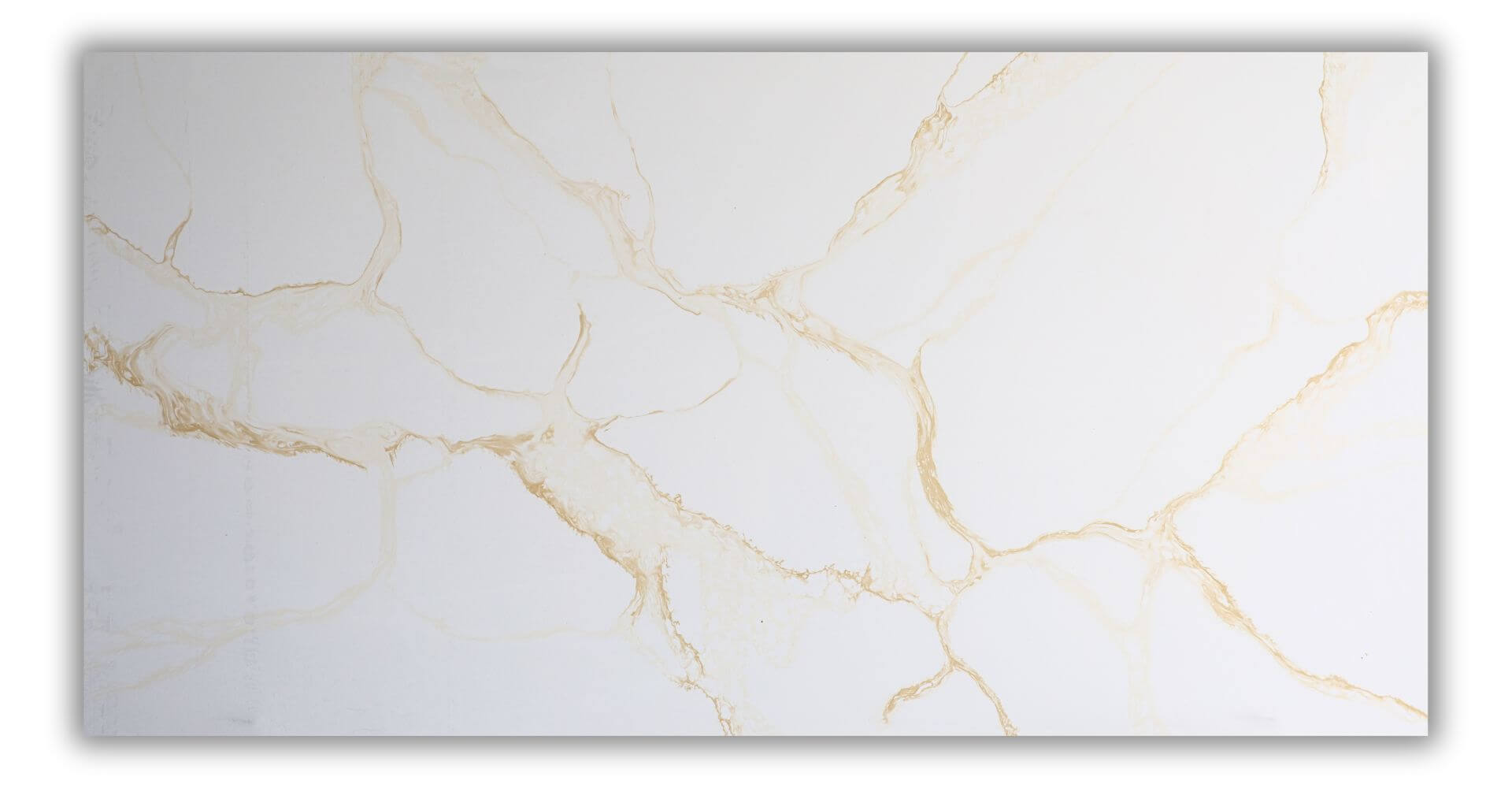 Venetian Gold White Quartz Slab