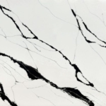 Unique Calacatta Black Pental Quartz Countertops