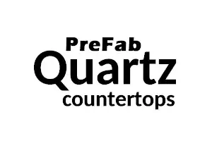 Ready-to-install prefab quartz countertops with polished surfaces and pre-cut edges.
