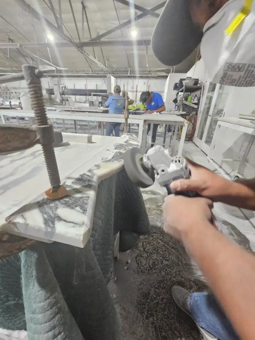 Countertop fabrication Los Angeles slab yard and stone cutting