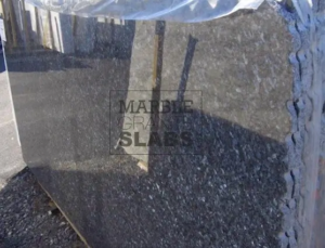 Blue Pearl Granite Slab – shimmering blue granite with silver and gray crystals