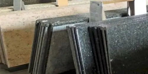 Prefab granite are factory finished slabs with pre-cut bullnose edge and 6 backsplash