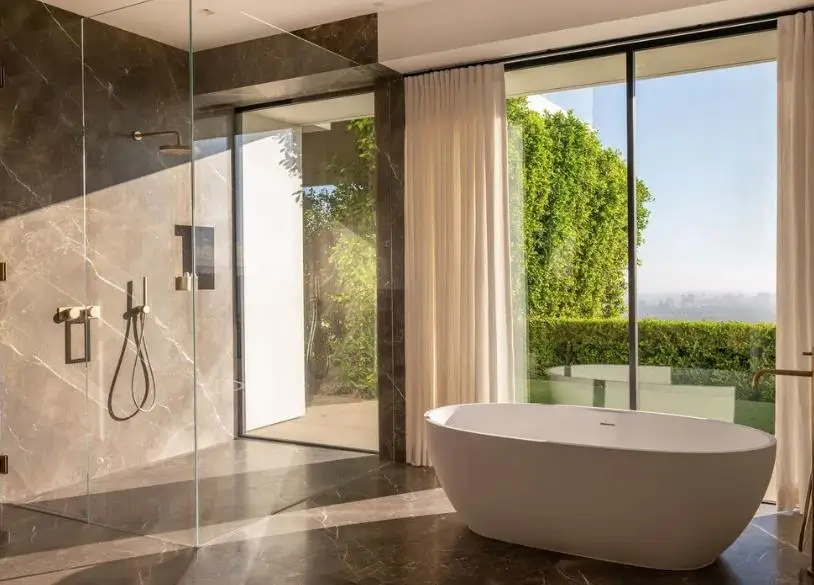 Porcelain slab shower walls los angeles la countertop inc. Porcelain slab shower walls los angeles la countertop inc.